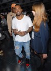 Kanye West at the Christopher Kane fashion show