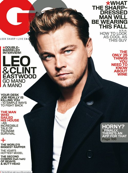 Leonardo DiCaprio Covers October 2011 GQ Magazine