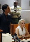 Lindsay Lohan and her attorney Shawn Chapman Holley