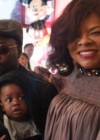 Jamie Foster Brown with Anthony Hamilton and his 1-year-old son