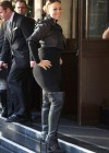 Mariah Carey outside the Dorchester Hotel in London