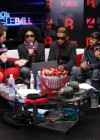 Mindless Behavior getting interviewed backstage in the Z100 & Reebok Classics Artist Gift Lounge