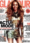 Beyonce on the cover of the February 2012 issue of Glamour Paris Magazine