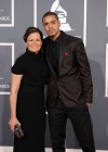 J. Cole with his mother