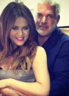 Khloe Kardashian with her “real father” Alex Roldan