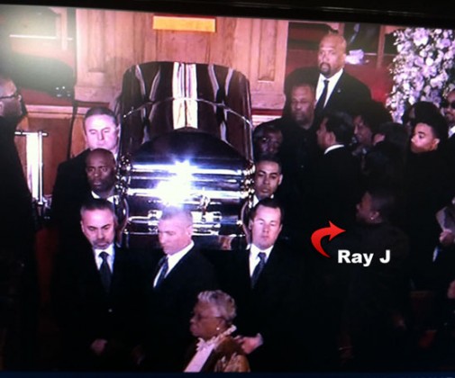 Ray J Breaks Down Crying at Whitney Houston's Funeral [VIDEO]