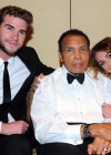 Liam Hemsworth, Muhammad Ali and Miley Cyrus