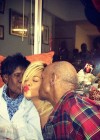 Rihanna and her grandparents