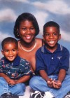 Trayvon Martin with his mother and younger brother