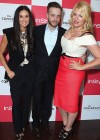 Demi Moore with InStyle Editor Ariel Foxman and Amanda De Cadenet
