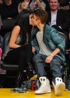 Justin Bieber & Selena Gomez: Kissy Couple at Lakers Game: Photo 2650491, Justin Bieber, Selena Gomez, Video Photos