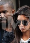 Kanye West and Kim Kardashian