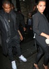 Kim Kardashian and Kanye West leaving the Spice Market (Apr 21)