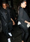 Kim Kardashian and Kanye West leaving the Spice Market (Apr 21)