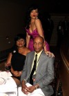 Rihanna with her mother Monica Fenty and her grandfather Lionel Brathwaite