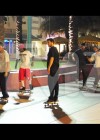 Lil Wayne and crew skateboarding
