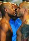Floyd Mayweather and Miguel Cotto stare down (May 4)