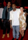 Jay-Z with Kanye West and Kim Kardashian