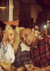 Rihanna with her grandparents Dolly and Lionel Brathwaite