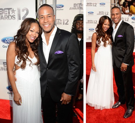 2012 BET Awards Red Carpet (Boo'd Up): Meagan Good & DeVon Franklin ...