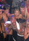 Chris Brown partying at Gotha Club in Cannes, France