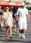 Dr. Dre and his wife Nicole Young in St. Tropez on the Fourth of July