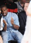 Kim Kardashian and Kanye West – Louise Goldin fashion show – Mercedes Benz New York Fashion Week 2012