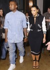 Kim Kardashian and Kanye West – Louise Goldin fashion show – Mercedes Benz New York Fashion Week 2012