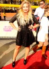 Demi Lovato on the red carpet of the 2012 MTV VMAs