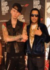 Machine Gun Kelly and French Montana on the red carpet at the 2012 BET Hip-Hop Awards in Atlanta
