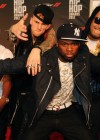 Machine Gun Kelly, 50 Cent, French Montana, Red Cafe on the red carpet at the 2012 BET Hip-Hop Awards in Atlanta