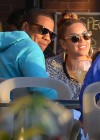 Beyonce & Jay-Z have dinner at Gorgio Ristorante in Battery Park, New York City