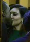 Kanye West and Kim Kardashian kissing in Rome, Italy