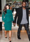 Kanye West and Kim Kardashian in Rome, Italy