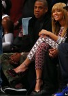Beyonce & Jay-Z at Brooklyn Nets vs. Toronto Raptors basketball game (Nov 3 2012)