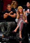 Beyonce & Jay-Z at Brooklyn Nets vs. Toronto Raptors basketball game (Nov 3 2012)