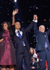 President Barack Obama with First Lady Michelle Obama, Vice President Joe Biden and Jill Biden