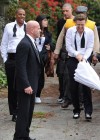 Jay-Z and Justin Timberlake shoot “Suit & Tie” music video in L.A.