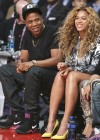Jay-Z & Beyonce at the 2013 NBA All-Star Game