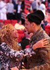 Beyonce and J. Cole at the 2013 NBA All-Star Game