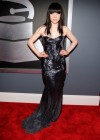 Carly Rae Jepsen on the red carpet at the 2013 Grammy Awards