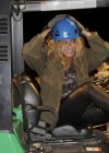 Beyonce (on the set of her Mrs. Carter Show stage build?)