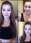 Porn stars with and without make-up: Dani Daniels