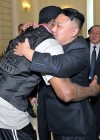 Dennis Rodman with Kim Jong Un during his controversial trip to North Korea