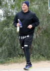 Rob Kardashian goes for a run with the Game