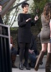 Khloe Kardashian and Kris Jenner on the set of “The Real Husbands of Hollywood”