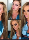 Porn stars with and without make-up: Nikki Benz