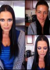 Porn stars with and without make-up: Vanilla Deville