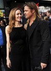 Angelina Jolie and Brad Pitt on the red carpet of “World War Z” movie premiere in London