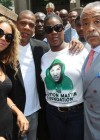 Beyonce & Jay-Z with Sybrina Fulton & Al Sharpton at Trayvon Martin Rally in NYC